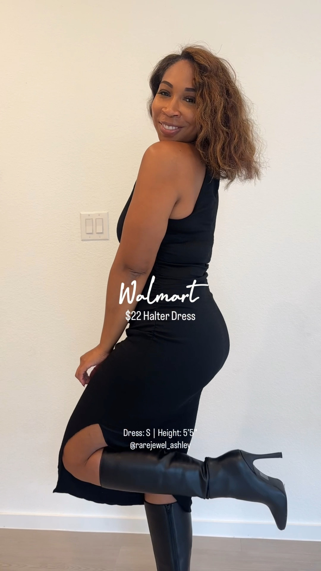 Super cute halter dress with a $22 price tag. A perfect transition dress for all seasons. 

#WalmartPartner #dress #dresses #littleblackdress #blackdress #brown #browndresses #fallstyle #falloutfit #myootd #whatiwore #ootd #trending #musthave 

#LTKSeasonal #LTKStyleTip #LTKSaleAlert