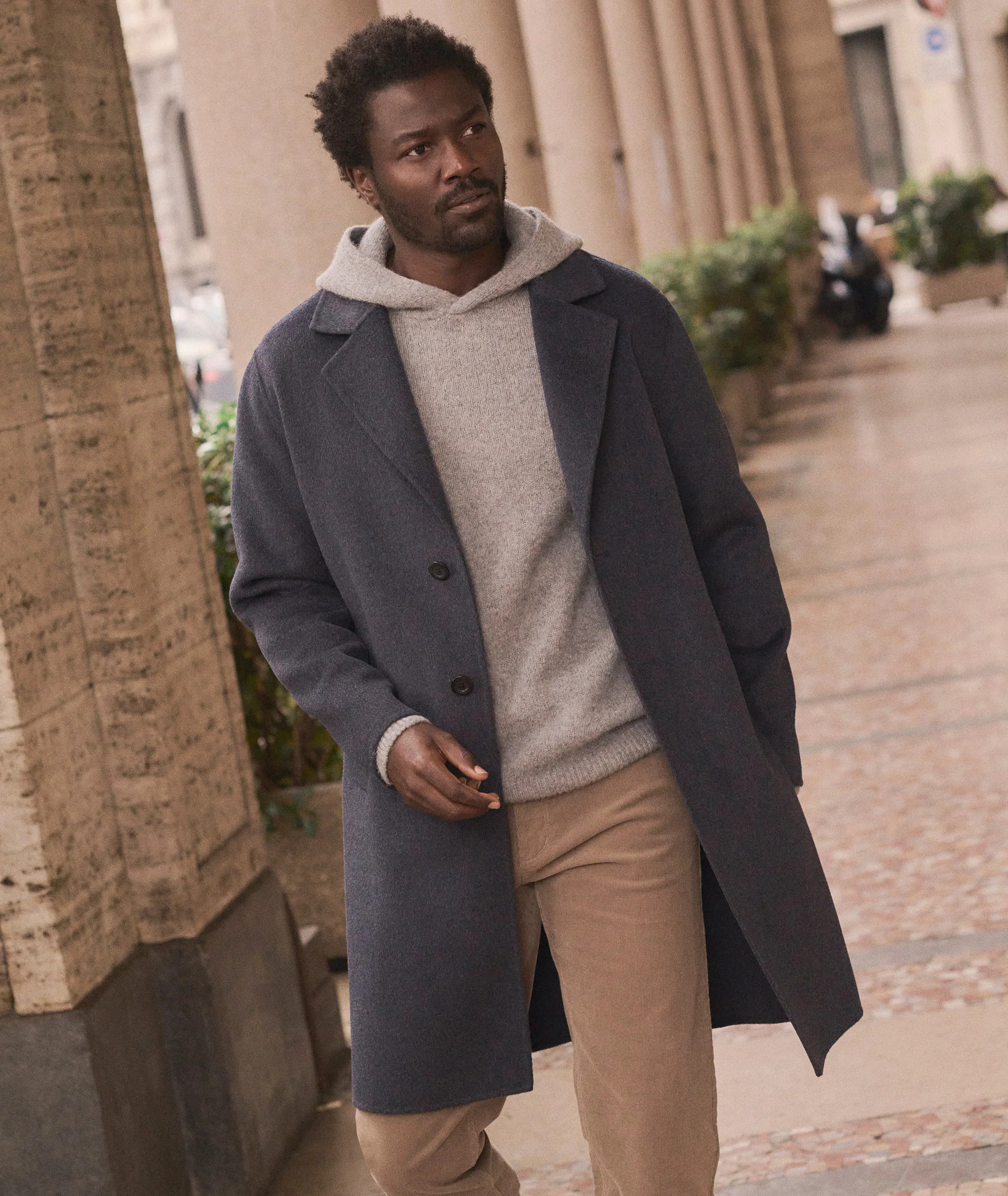 Irving Wool Longline Coat | Marine Layer