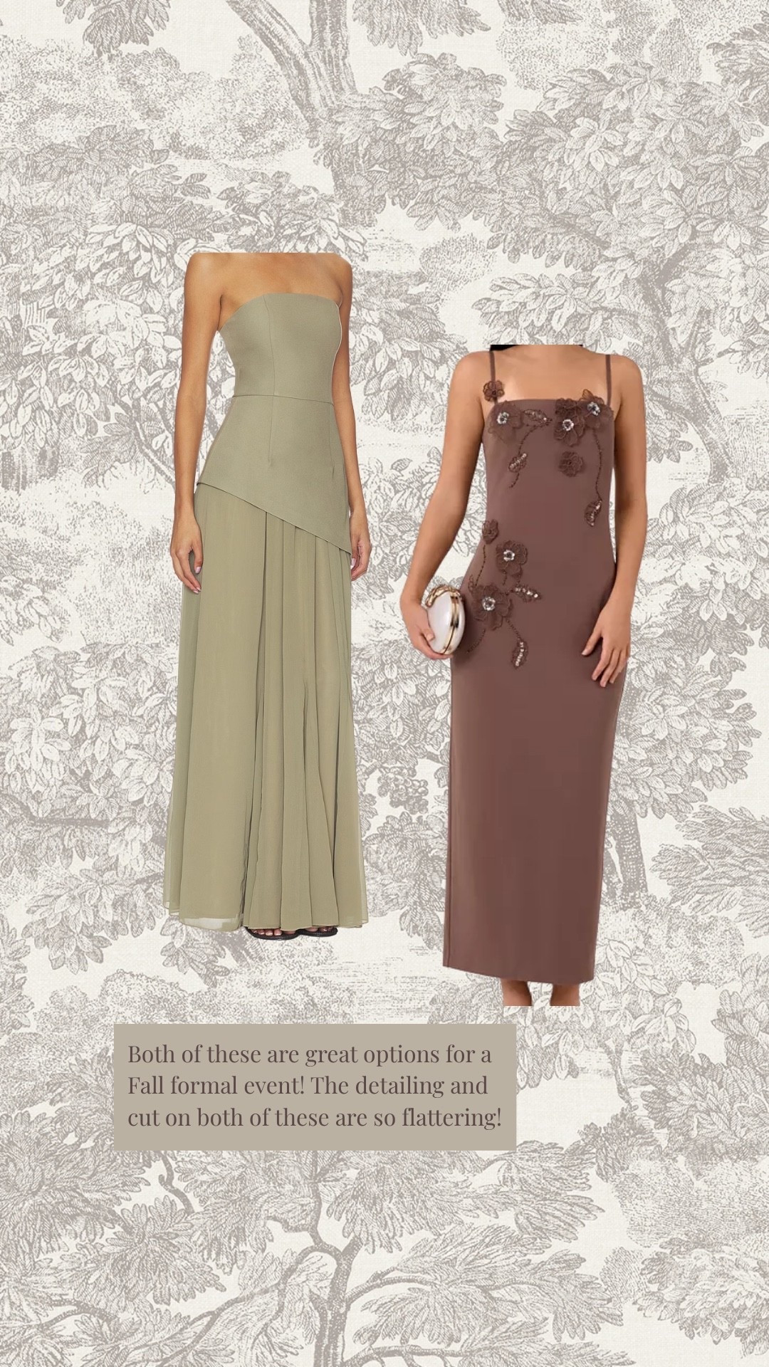 Been looking for some good fall wedding options! I'm obsessed with the flower detailing on the brown one and the a-line on the green dress 👏

#LTKSeasonal #LTKPetite #LTKootd