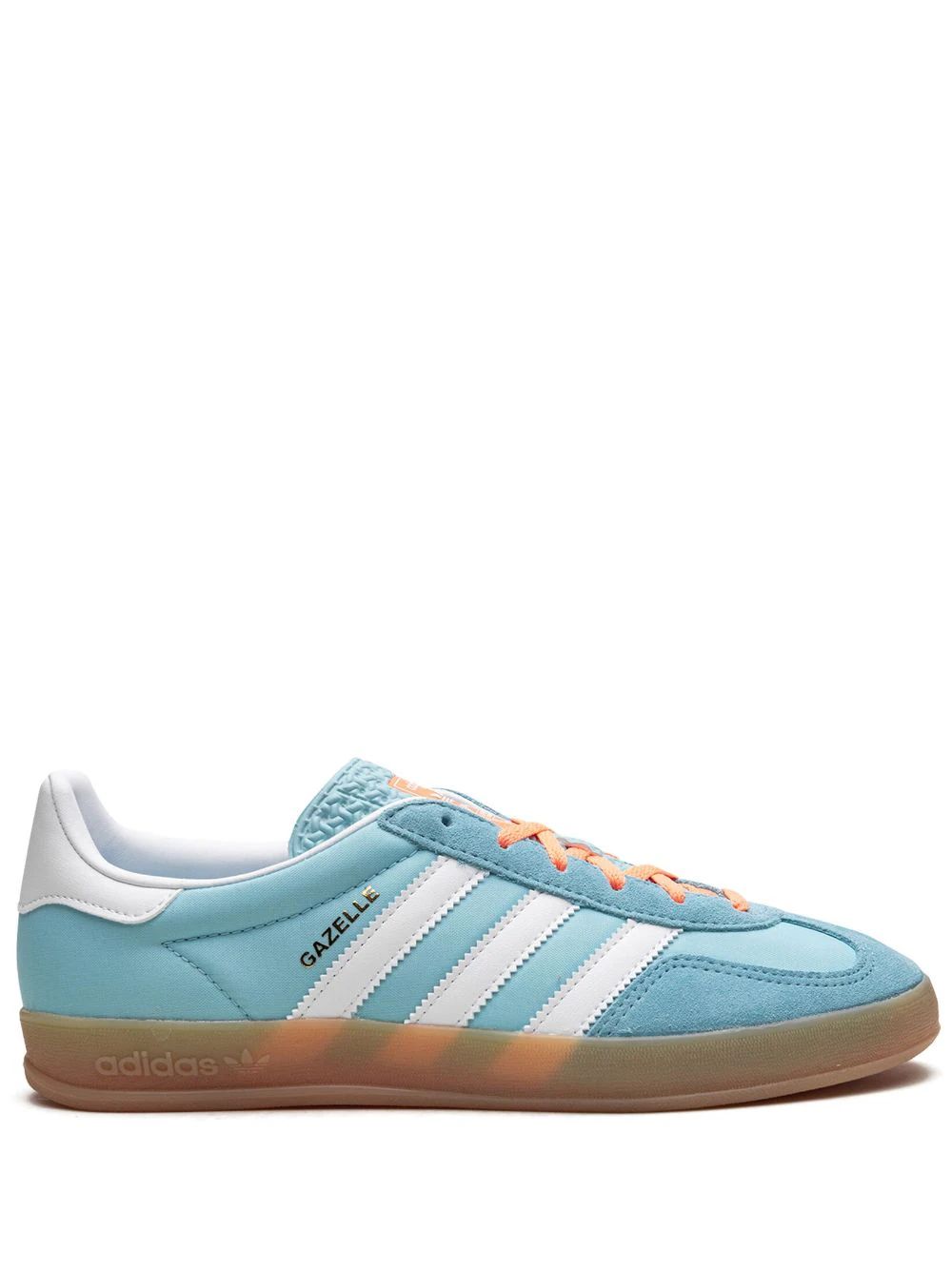 Adidas Gazelle Indoor "Preloved Blue White Gum" Sneakers - Farfetch | Farfetch Global