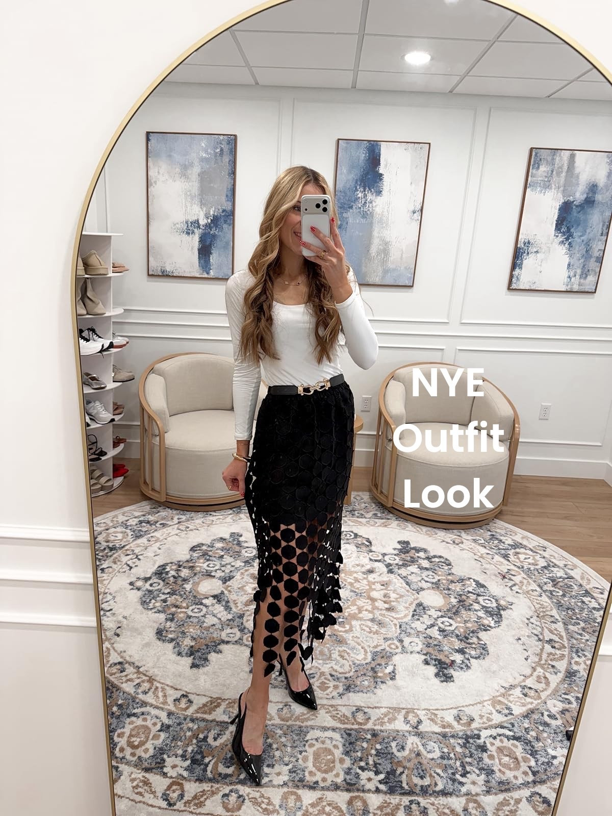 ✨NYE ready in this showstopper skirt!
If you’re looking for a fun, bold look to ring in the New Year, this outfit is it. The statement skirt brings the drama while still feeling classy and comfortable. Perfect for parties, dinner, or dancing the night away!

#LTKootd #LTKFindsUnder50 #LTKHoliday