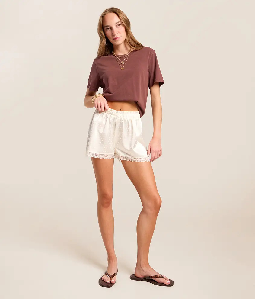 Flocked Polka Dot Short | Buckle