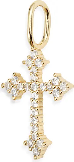 THE SIS KISS Juliet Cross Charm | Nordstrom | Nordstrom