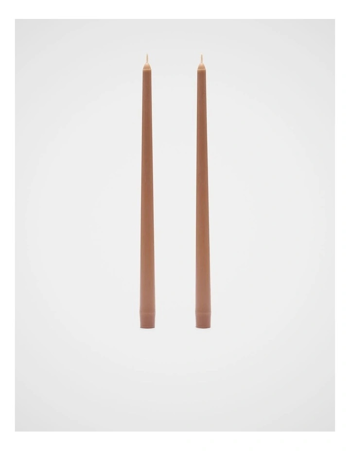 Seed HeritageTall Taper Candle Set of 2 in Biscoff | Myer