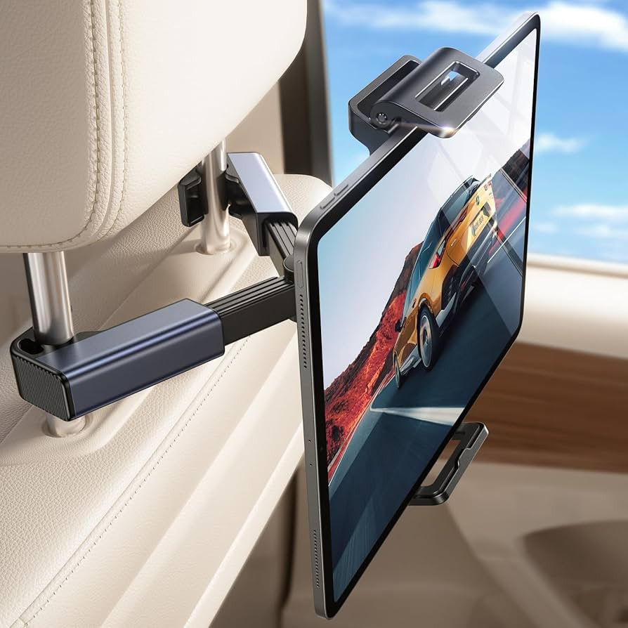 LISEN iPad Car Holder Back Seat Headrest Tablet Holder, Road Trip Essentials Accessories for Wome... | Amazon (US)
