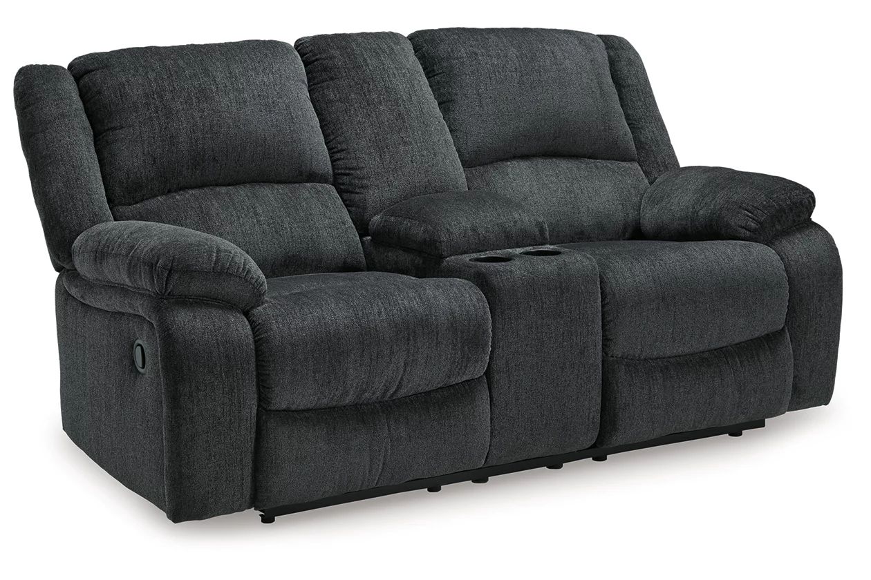 Draycoll Reclining Loveseat with Console | Ashley Homestore