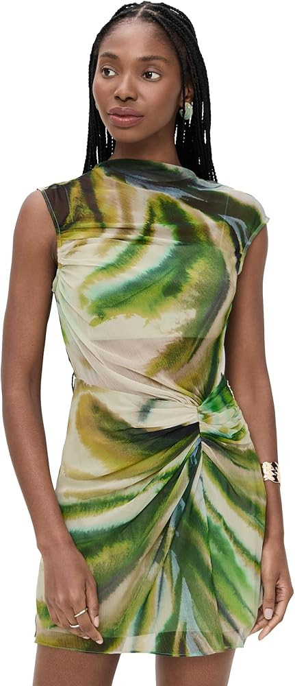 AMUR Women's Zuma Sheer Mini Dress | Amazon (US)