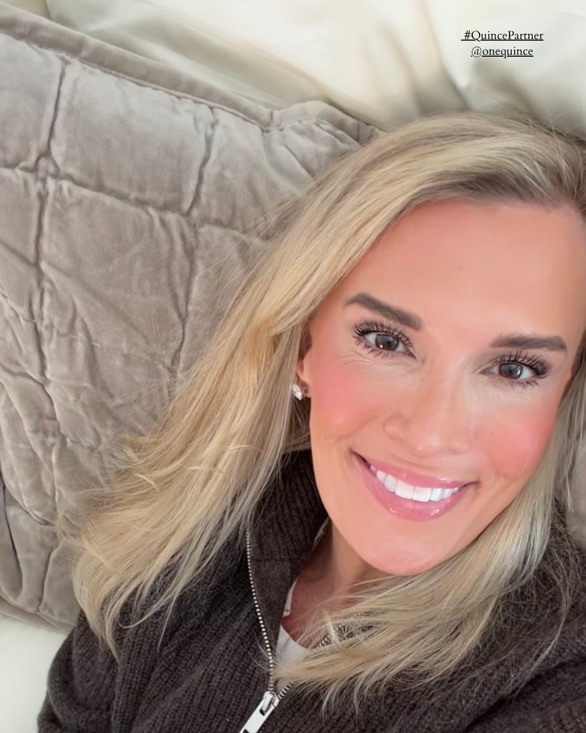 I’ve been sleeping so good lately and it’s all thanks to Quince. The quality of these bedding pieces is unreal, and the price point makes it even better. @onequince #QuincePartner