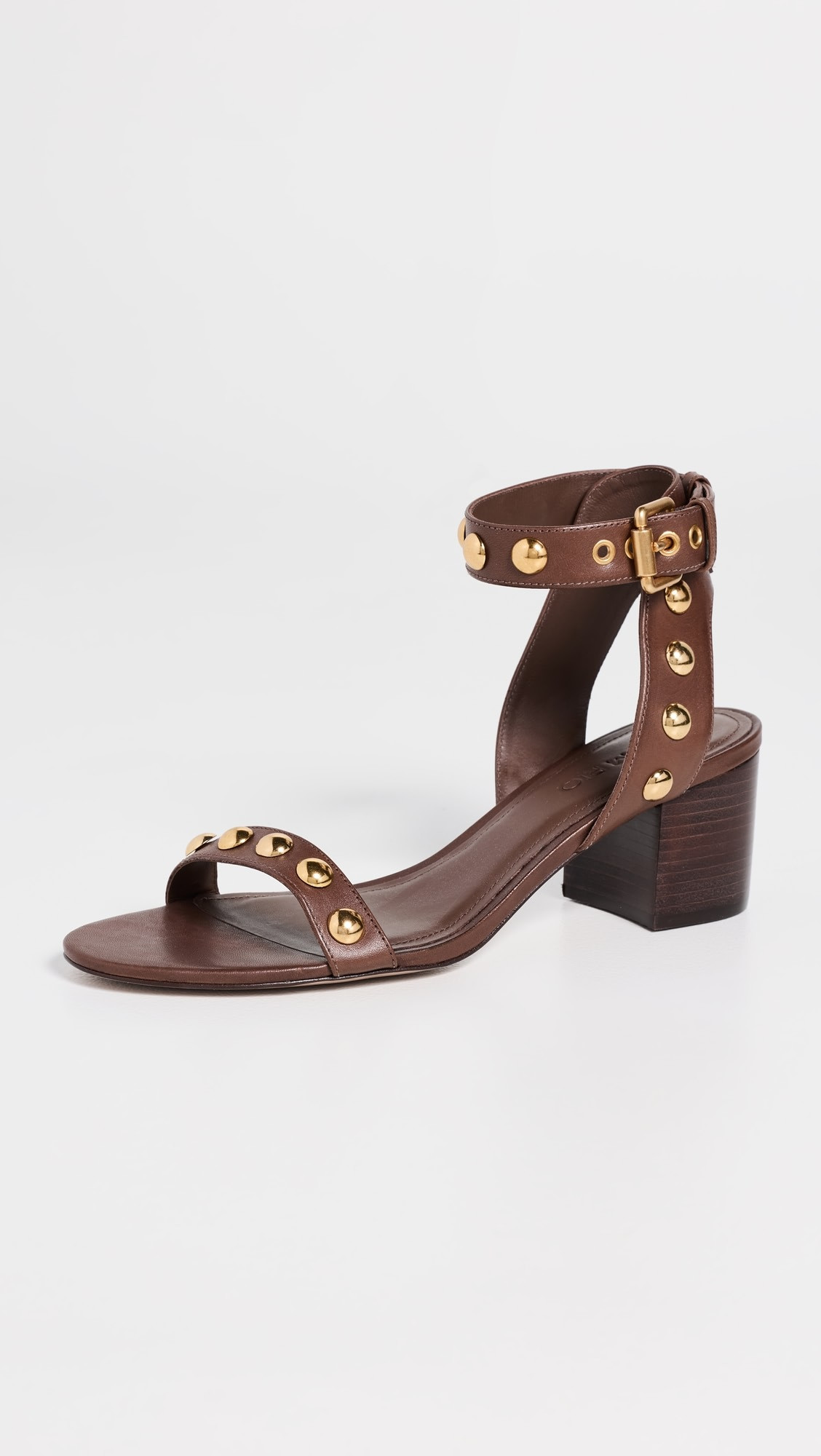 Leather Block Sandals | Shopbop