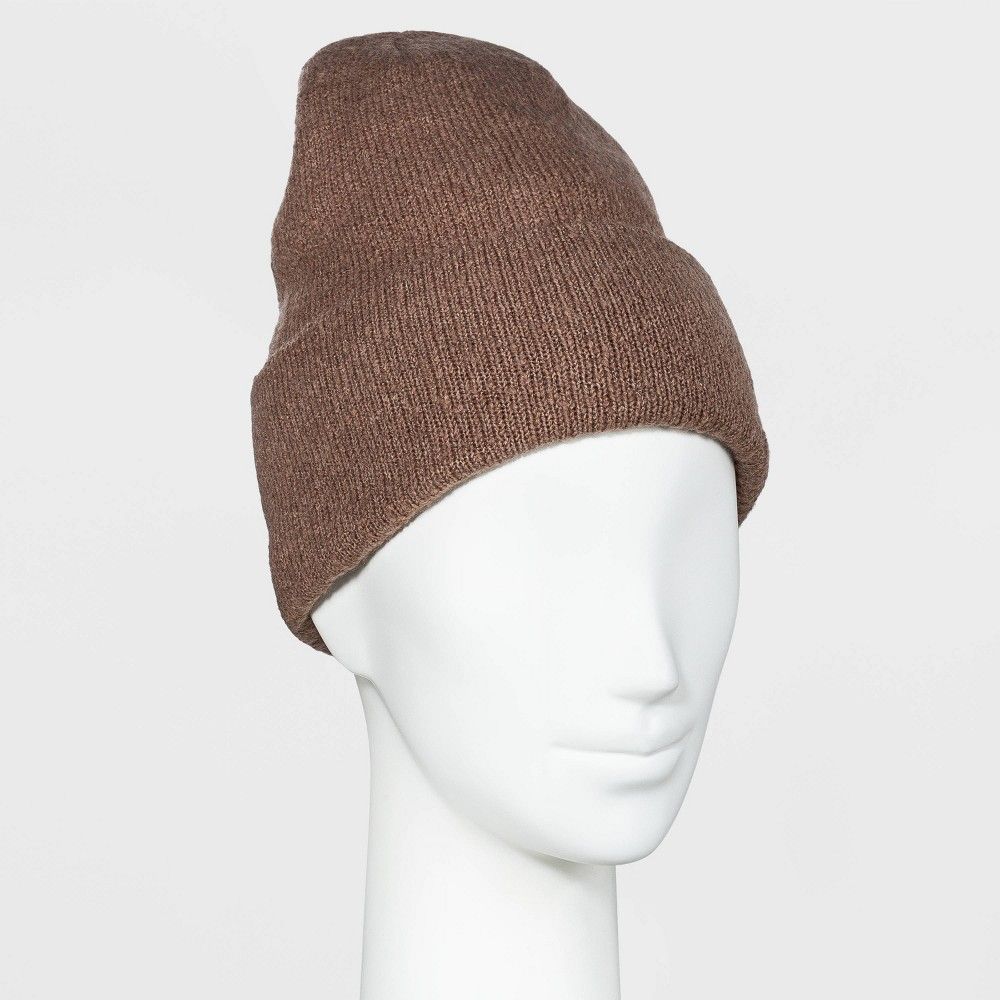 Women's Oversized Beanie - A New Day Brown | Target