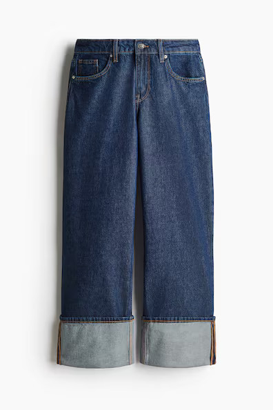 H & M - Baggy Wide Low Jeans - Blau - Damen | H&M (DE, AT, CH, NL, FI)
