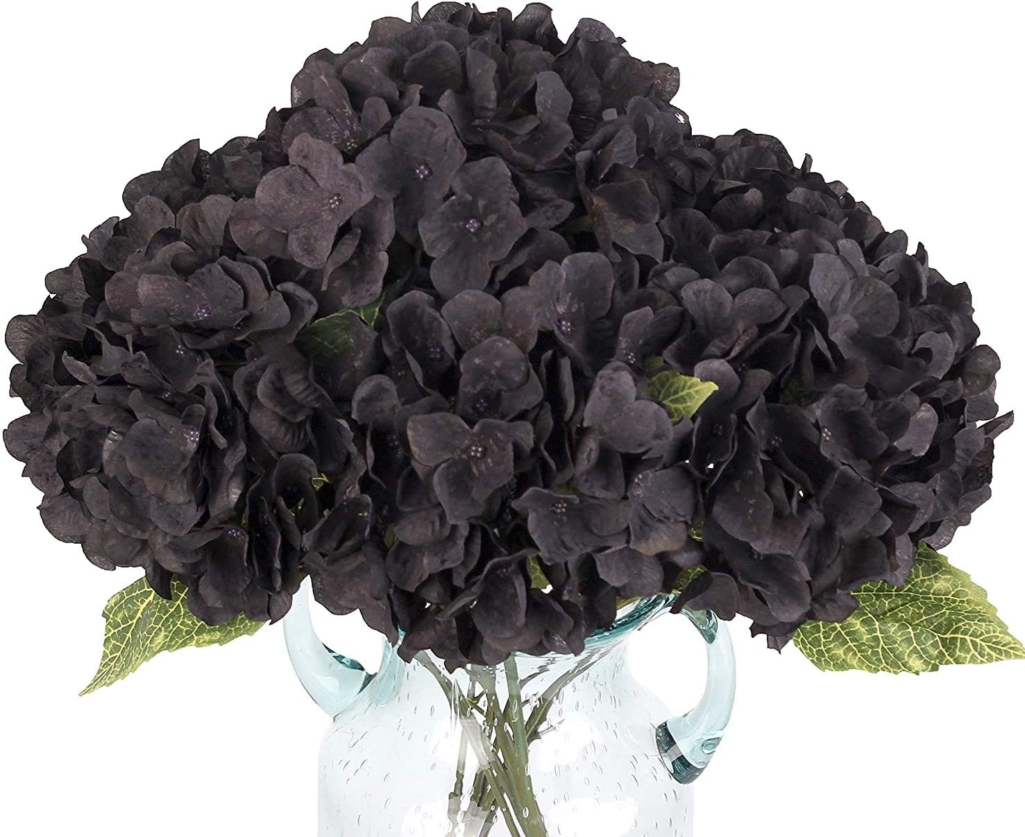 2Bouquets Artificial Fake Flowers Plants Silk Hydrangea Arrangements Wedding Bouquets Decorations... | Amazon (US)