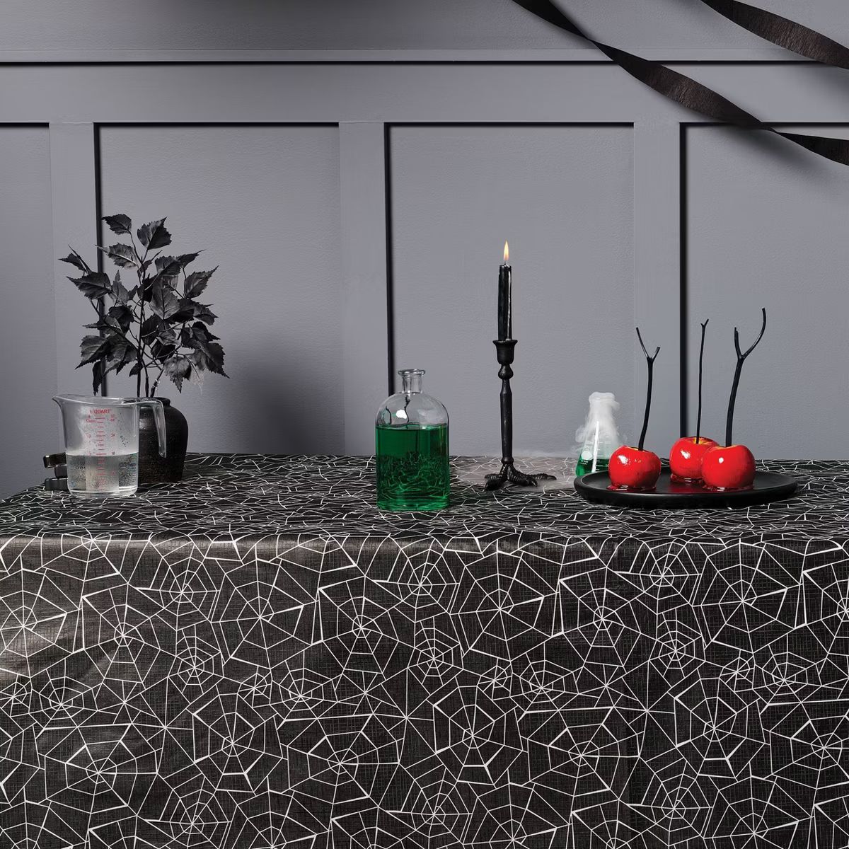 60"x84" Spiderweb Halloween Tablecloth - Hyde & EEK! Boutique™ | Target