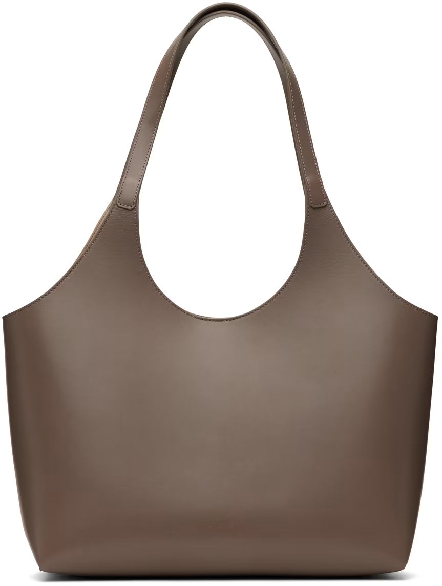 Taupe Cabas Tote | SSENSE