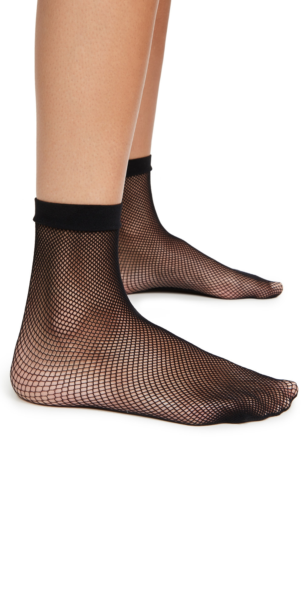 Stems Micro Fishnet Sneaker Socks Black One Size | Shopbop
