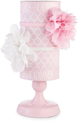 Mud Pie Baby Girl Home Organization Pink and white Headband Holder 176223 | Amazon (US)
