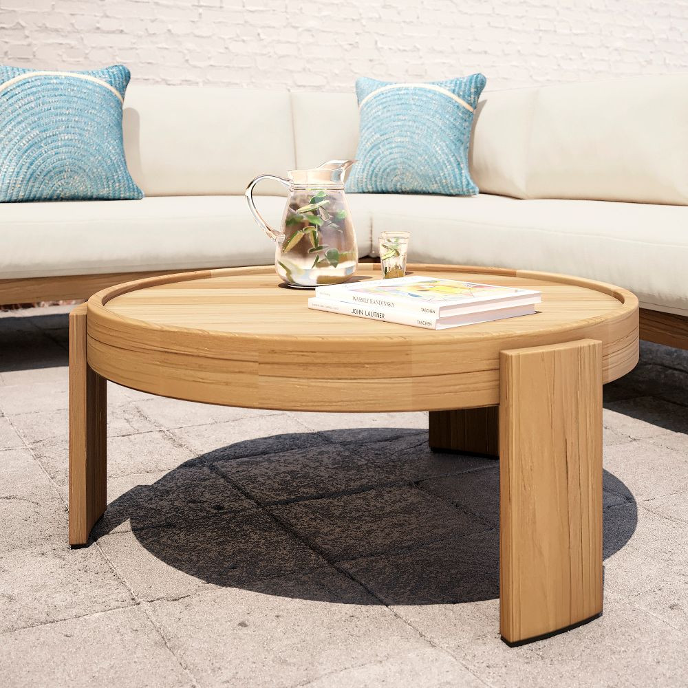 Monterey Outdoor Teak Coffee Table (36") | West Elm (US)