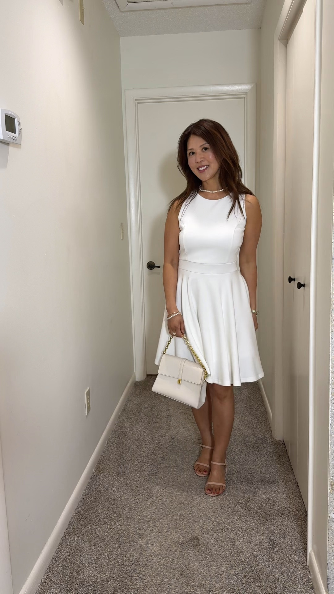 This cute little white dress is perfect for graduation parties, cocktail parties, or date night. I’m wearing the white and small.

#LTKgrwm #LTKootd