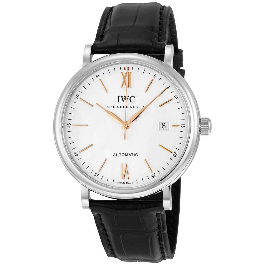 IWC Portofino Automatic Silver-plated Dial Mens Watch IW356517 | Jomashop.com & JomaDeals.com