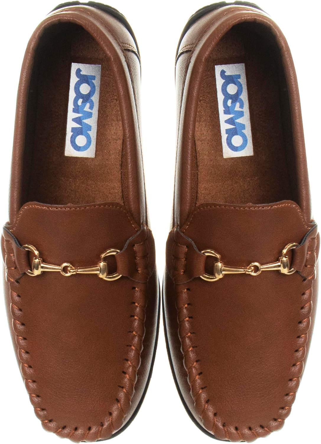 Josmo Boys Moccasin Driving Loafers – Casual Dress Penny Slip On Boat Shoes Black Brown Navy (T... | Amazon (US)