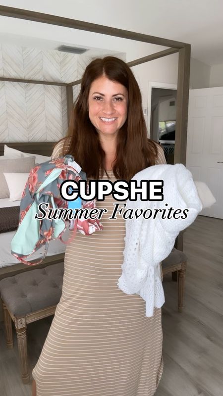 ✨Cupshe Summer Favorites✨ Sharing another Cupshe haul I’m loving! Cupshe has the cutest finds perfect for all things you will need this summer! 

Follow me for more affordable outfit ideas and summer looks! 

Use code: Creator15 on your purchase of $65+ 

Wearing:
Sweater cover up- small
Wrap cover up- medium
Pink Swim- medium
Grey Swim- medium 

#cupshechallenge #cupsheshowcase #cupshe #cupshecrew @cupshe


#LTKStyleTip #LTKSeasonal #LTKFindsUnder50