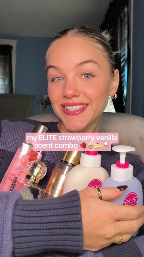 strawberry + vanilla = heavenly & edible strawberry shortcake scent combo (long-lasting, gourmand, delicious scent combo) 

#LTKWatchNow #LTKFindsUnder50 #LTKBeauty