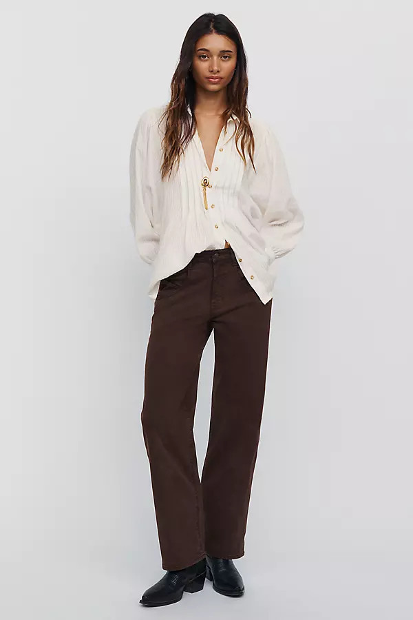 Blaine High Rise Straight Leg Jeans | Anthropologie (US)