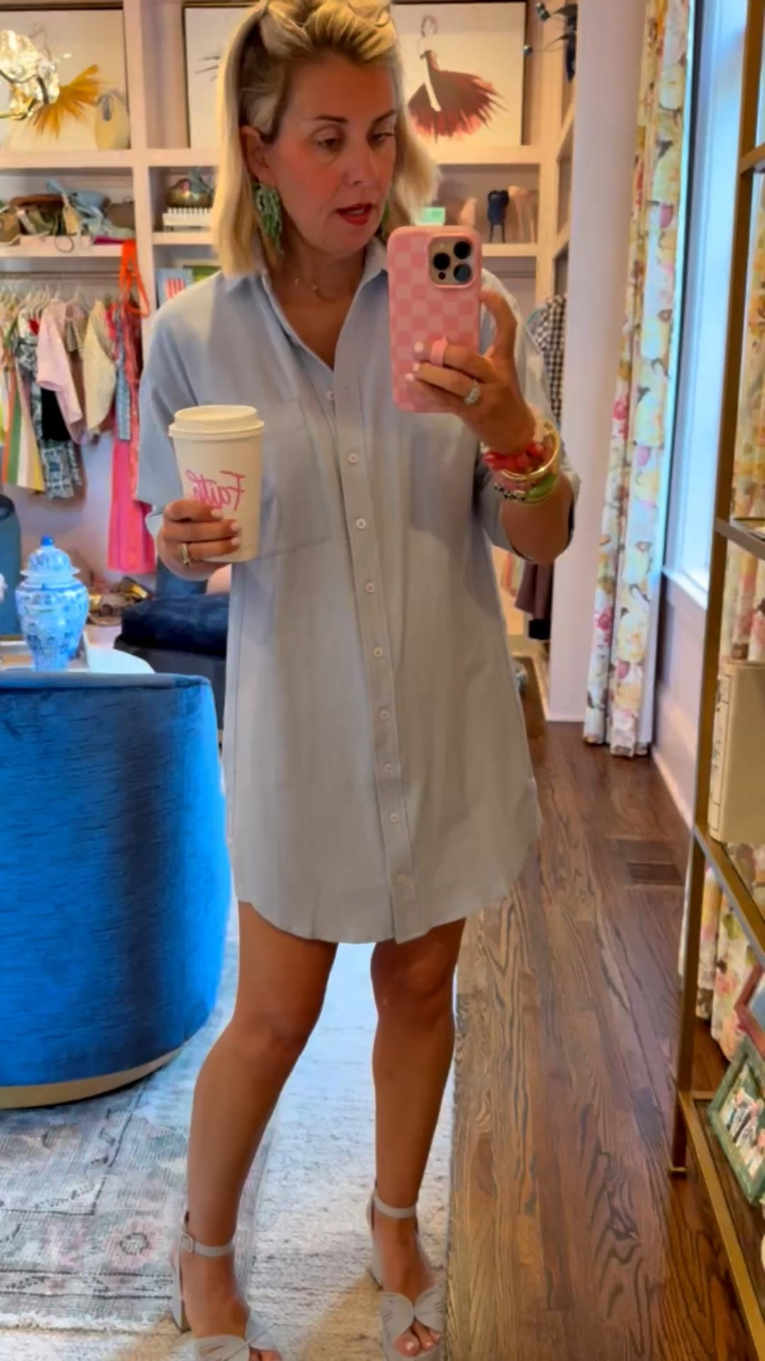 Tired eyes brought to you by the most fabulous dress from Anthro! You know…..our closet favorite shirt the Mabel is in a dress now. I’m in XS and 8 heel. 

*Use my code CATHERINE20 for 20% off Orders of $100+ at Anthropologie

 *Use my code Catherine20 on A+B
 *Use code my Mixandmatchmadness on Loopy

#LTKootd #LTKOver40 #LTKmomlife