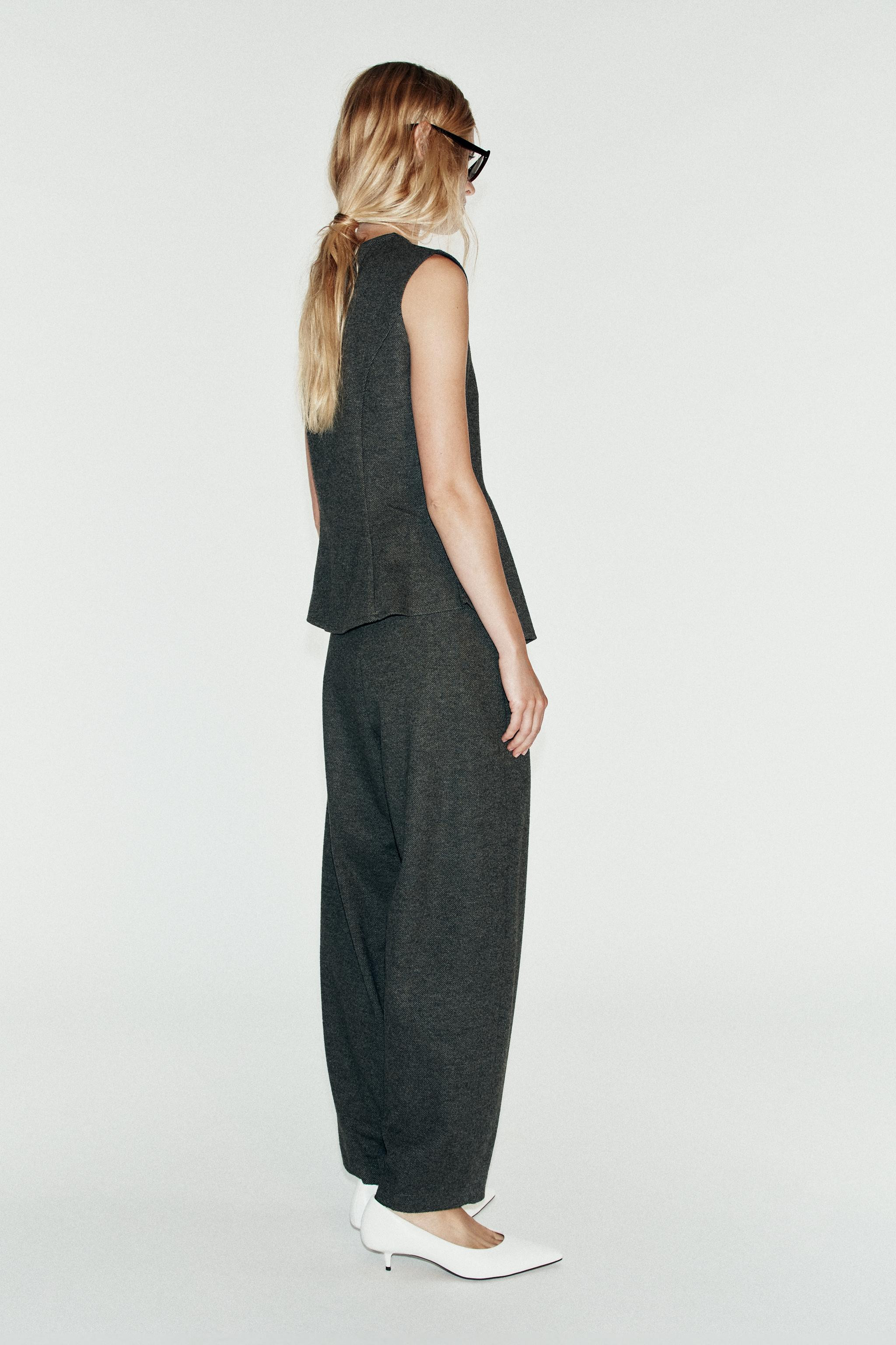 SOFT PEPLUM TOP | Zara UK