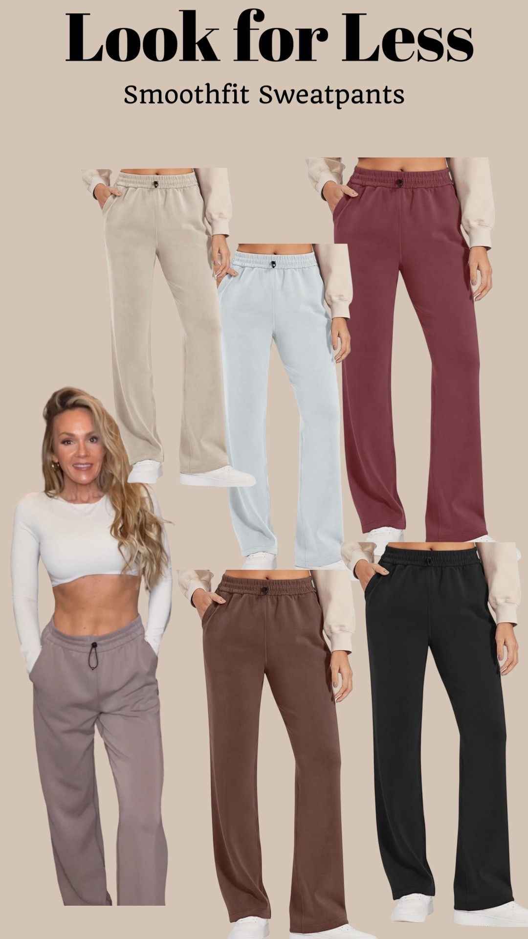 G4FREE • Smoothfit Sweat pants 
•
These are spot on for the Lulu Softstreme sweat pants at 1/3 the price.
•
#lookforless #lulusoftstreme #lulusweatpants #sweatpants #activewear #yoga #workout #amazonfind #amazonfashion #gymgirls #gym #giftguide #teengiftguide 

#LTKGiftGuide #LTKActive #LTKfitnessgoals