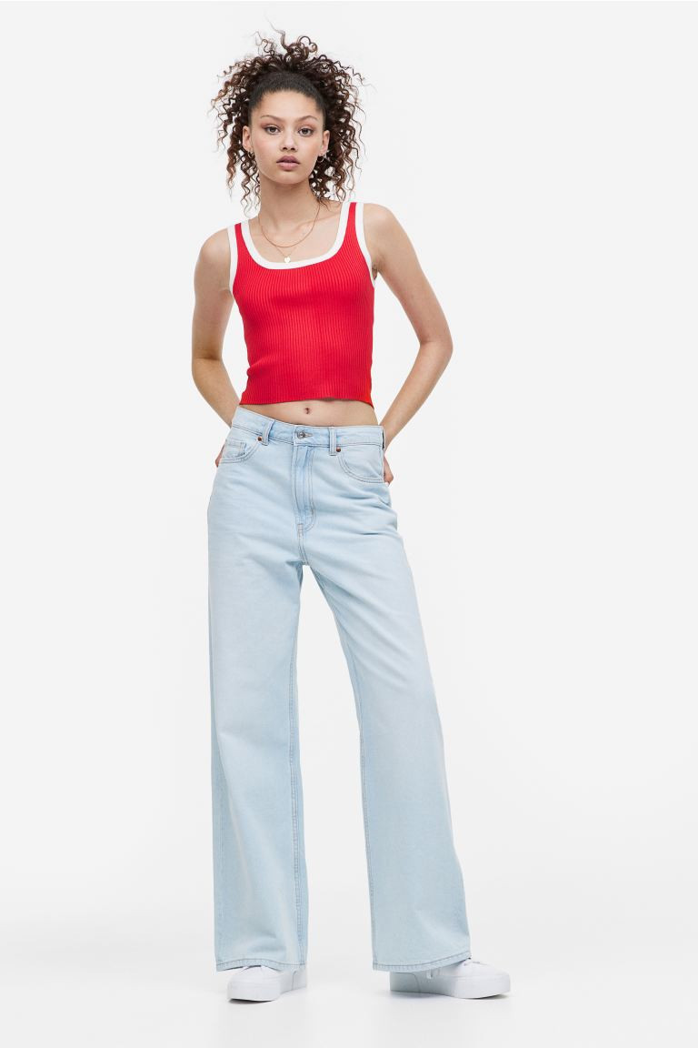 Rib-knit Tank Top | H&M (US + CA)