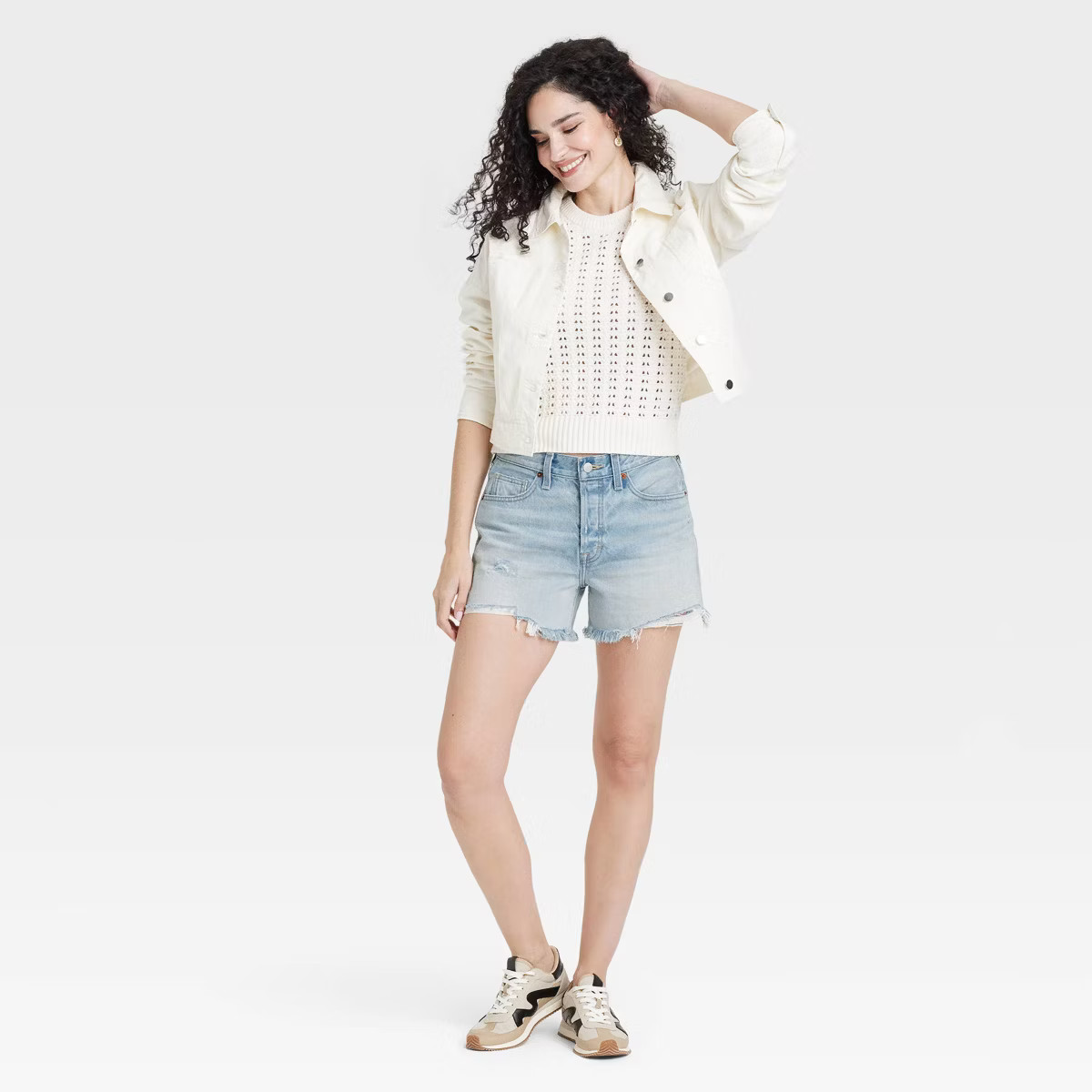 Women's Mid-Rise 90's Baggy Denim Shorts - Universal Thread™ | Target