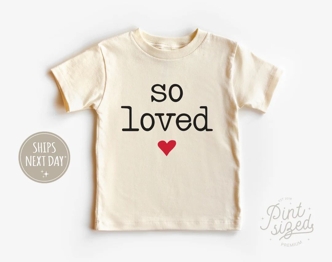 So Loved Toddler Shirt  Valentine's Kids Shirt  Cute - Etsy | Etsy (US)