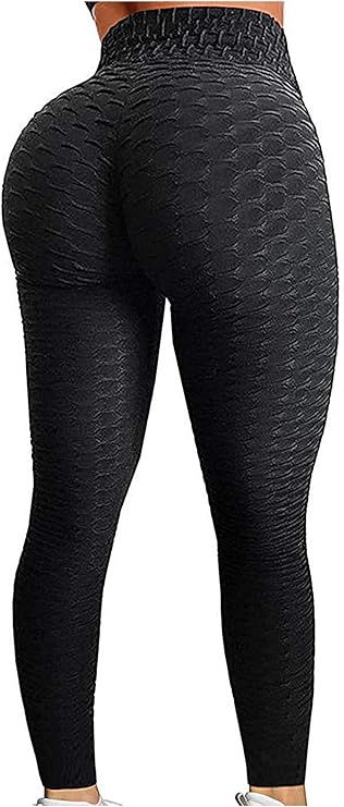 SEASUM Women's High Waist Yoga Pants Tummy Control Slimming Booty Leggings Workout Running Butt L... | Amazon (US)