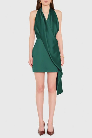 Amanda Uprichard Alyssa Dress in Malachite - Size S | Amanda Uprichard