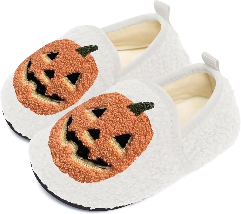 Toddler Slippers Boys Girls Winter Indoor Shoes Cozy Lightweight Rubber Sole for Kids | Amazon (US)