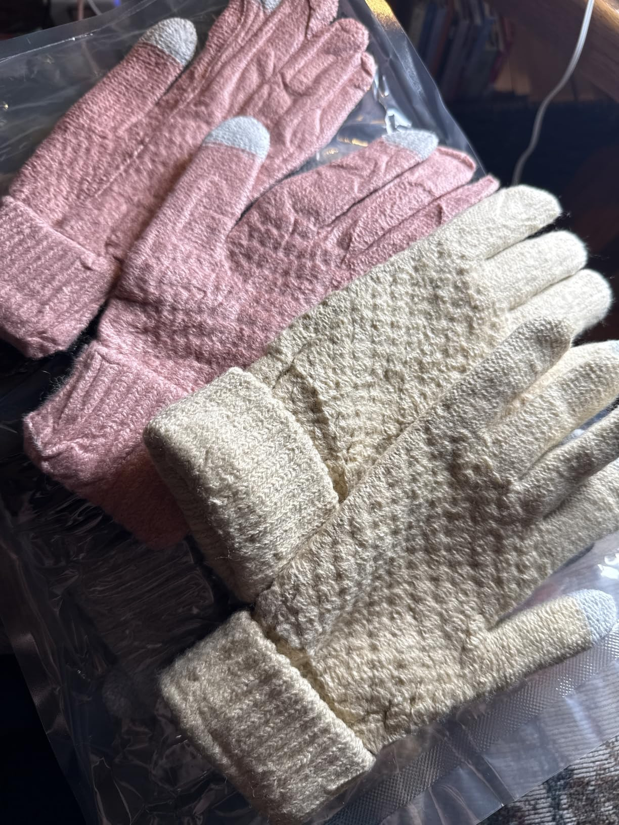 Omisy 4 Pairs Women Winter Gloves Touchscreen Cold Weather Mitten, Christmas Gifts for Adult Stoc... | Amazon (US)