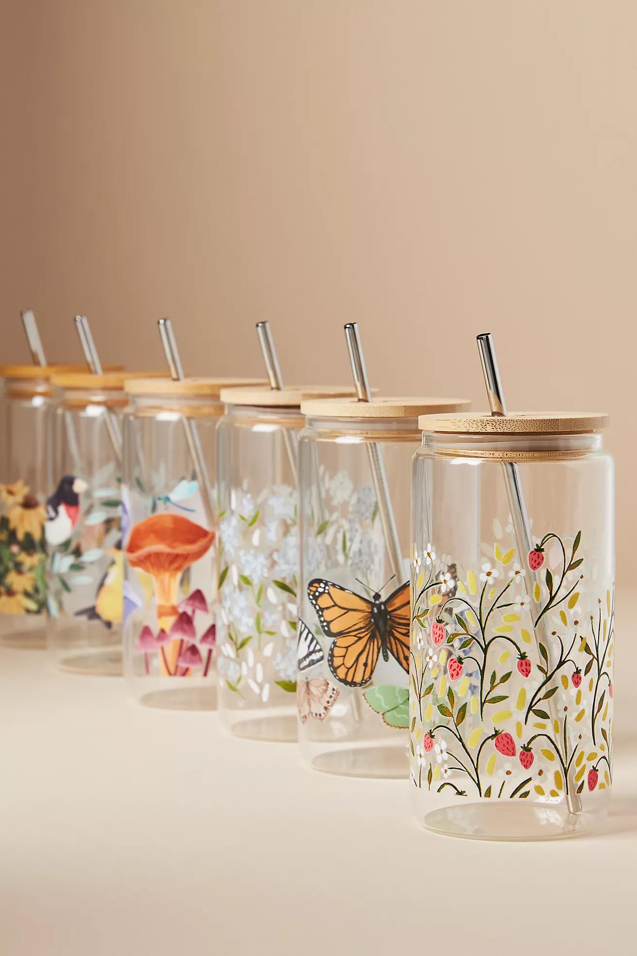1canoe2 Glass Tumbler with Lid | Anthropologie (US)