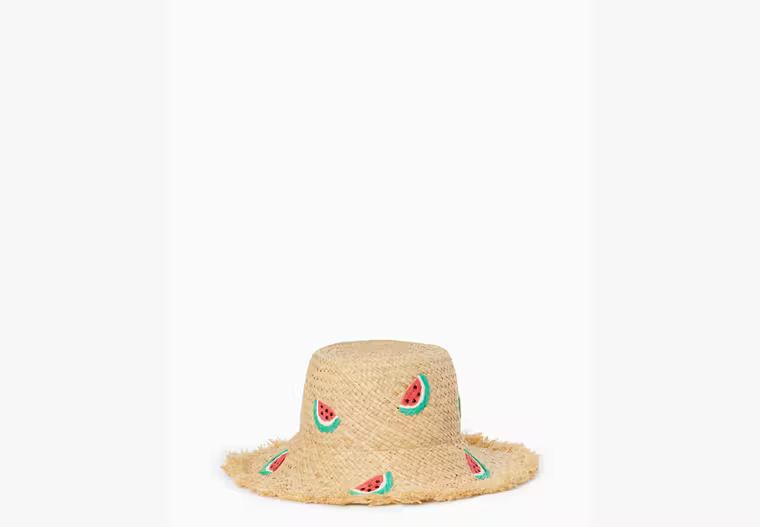 Watermelon Party Straw Cloche | Kate Spade Outlet