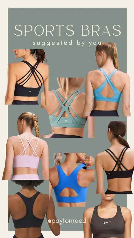 Your fave bras for working out! 