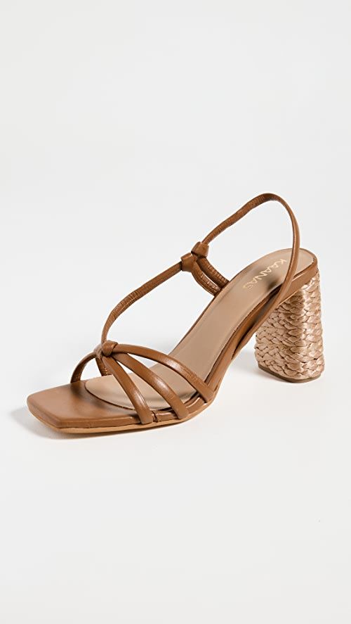 San Jose Strappy Raffia Heels | Shopbop