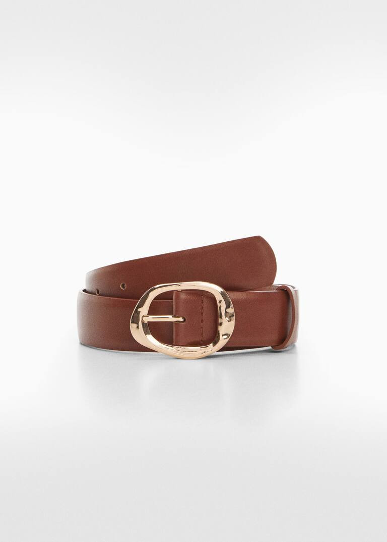 Irregular buckle belt -  Women | Mango USA | MANGO (US)