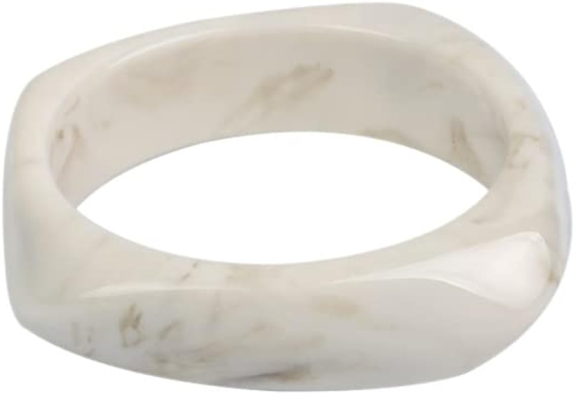 COLORFUL BLING Multiple Color Acrylic Resin Irregular Geometric Bangle Bracelet Tortoiseshell Ace... | Amazon (US)