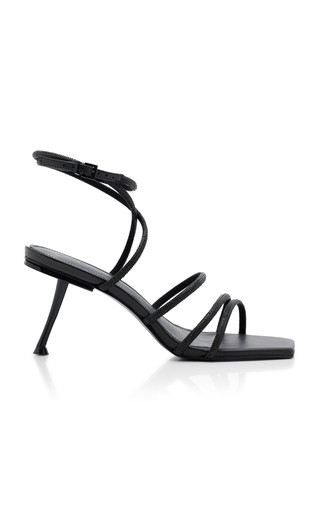 Isa Crystal Lace-Up Sandals | Moda Operandi (Global)