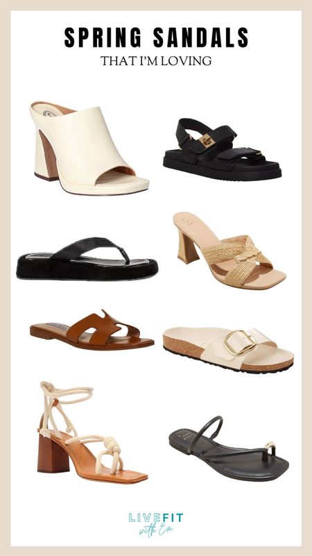 Step into spring with these stylish picks! 🌷 From the effortlessly chic white mule heels to the casual-cool cork slides, each pair from this curated sandal collection promises to elevate your warm-weather outfits. Perfect for sunny strolls and breezy evenings out, these sandals blend comfort with the latest trends. Shop the look and find your perfect pair for the season. 

#SpringSandals #SandalStyle #FashionFinds #ShopTheLook #LTKspring #FootwearFashion #TrendySandals #MustHaveShoes #LTKSeasonalPick

#LTKshoecrush #LTKSeasonal #LTKstyletip