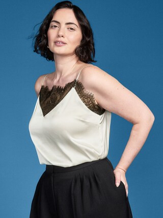 Old Navy x Altuzarra Satin Lace Cami Top | Old Navy (US)