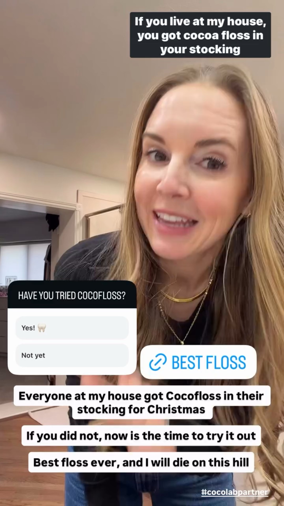 #cocolabpartner
Everyone at my house got Cocofloss in their stocking for Christmas. If you did not, now is the time to try it out. 
Best floss ever, and I will die on this hill!
Code is EVERYDAYREADING

#LTKBeauty #LTKselfcare