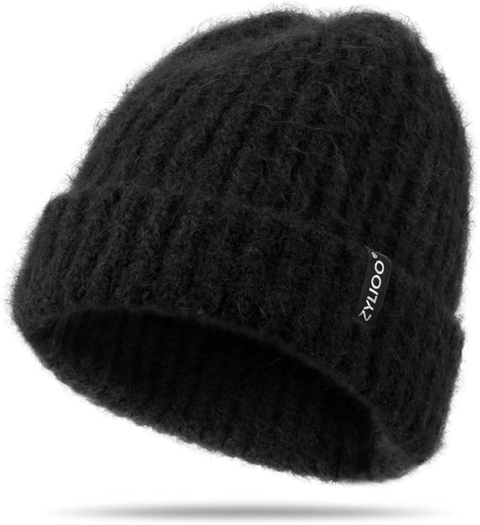 Zylioo Oversize XXL Chunky Beanie Cap for Men Women,Stretchy Thick Warm Knit Hat,Winter Snow Hats... | Amazon (US)