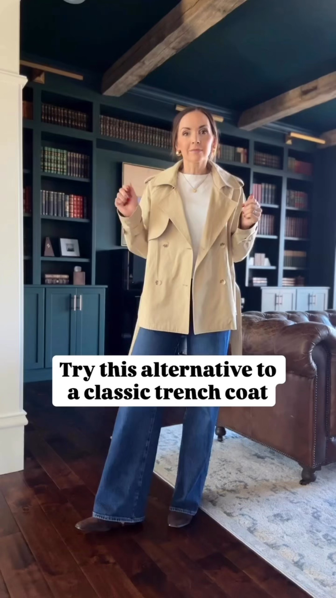 Spring trend alert
Short trench coat (runs TTS) 
@nordstrom

#LTKgrwm