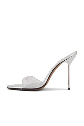 Lidia Mule in Silver | Revolve Clothing (Global)